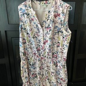 Catherine Malandrino pink floral dress L